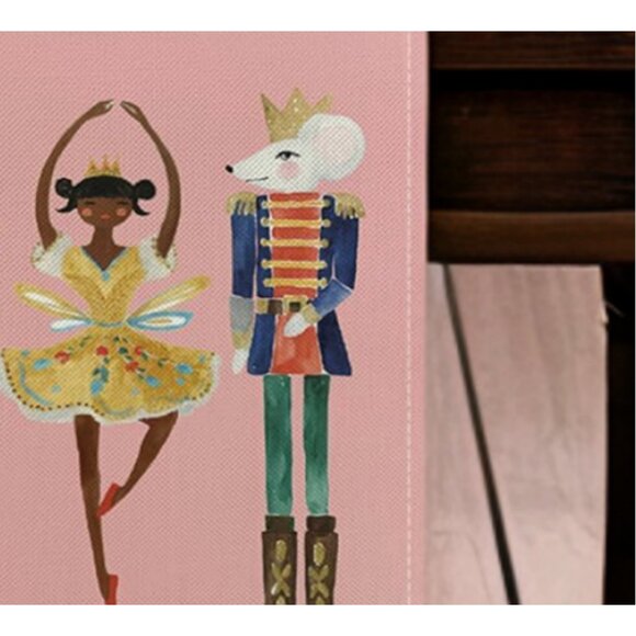 Pink Nutcracker Table Runner Christmas Decor Decorative Cloth Holiday Decoration - Picture 6 of 7